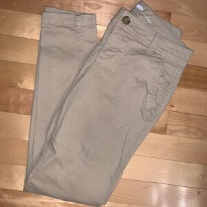 Old Navy - skinny adjustable beige pants